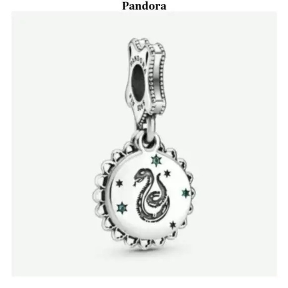Pandora Harry Potter Slytherin Dangle Charm